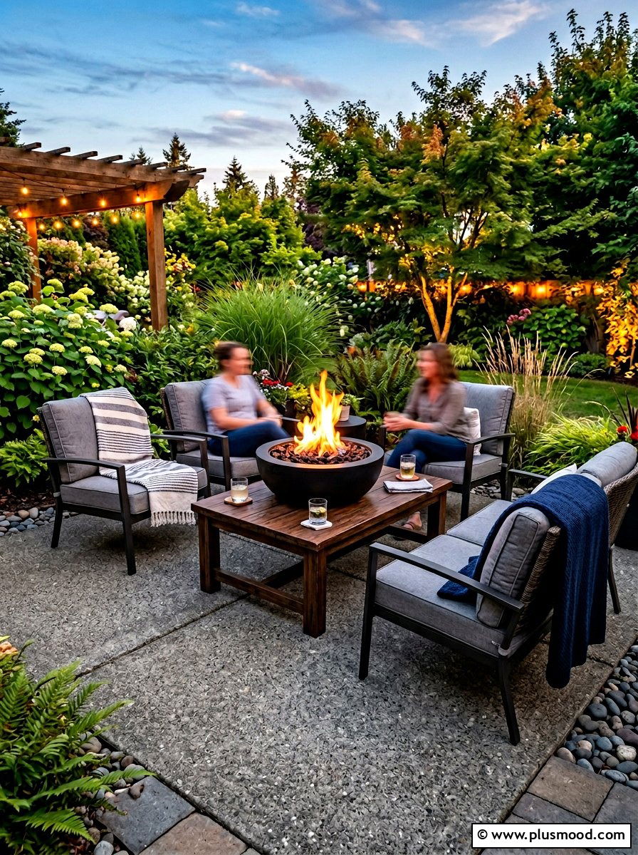 Tabletop Fire Pit - 25 summer small patio ideas