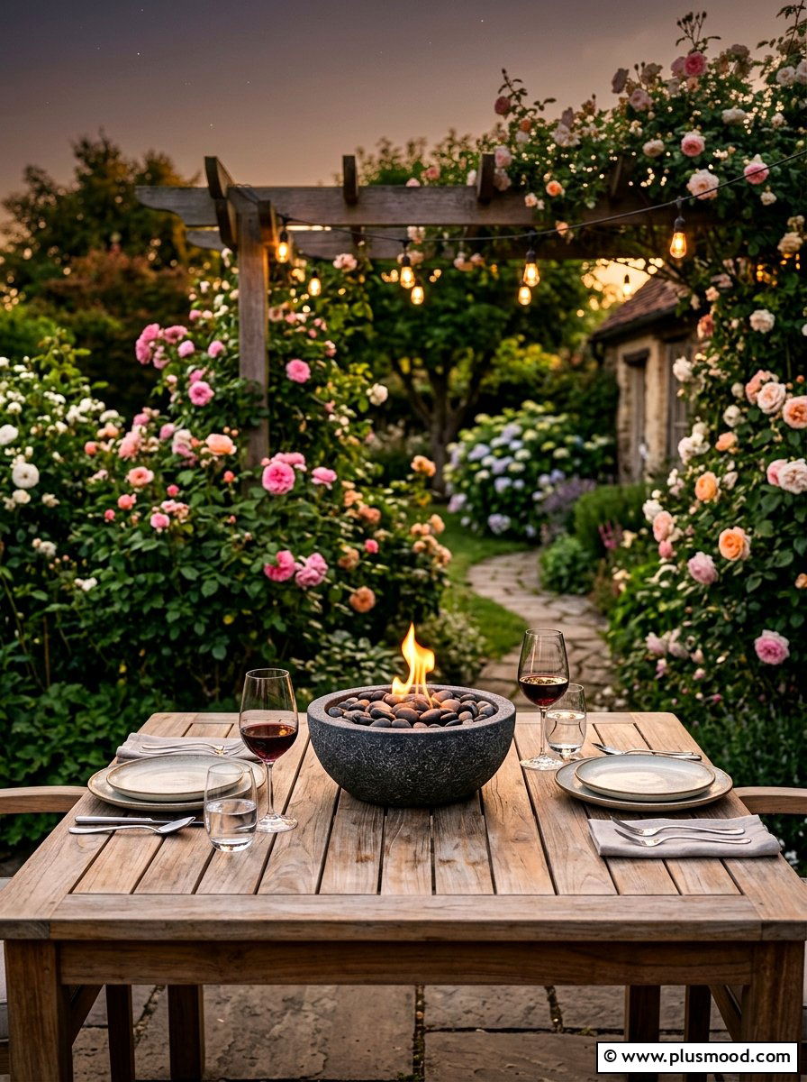 Tabletop Fire Pit Bowl - 25 summer fire pit entertaining ideas