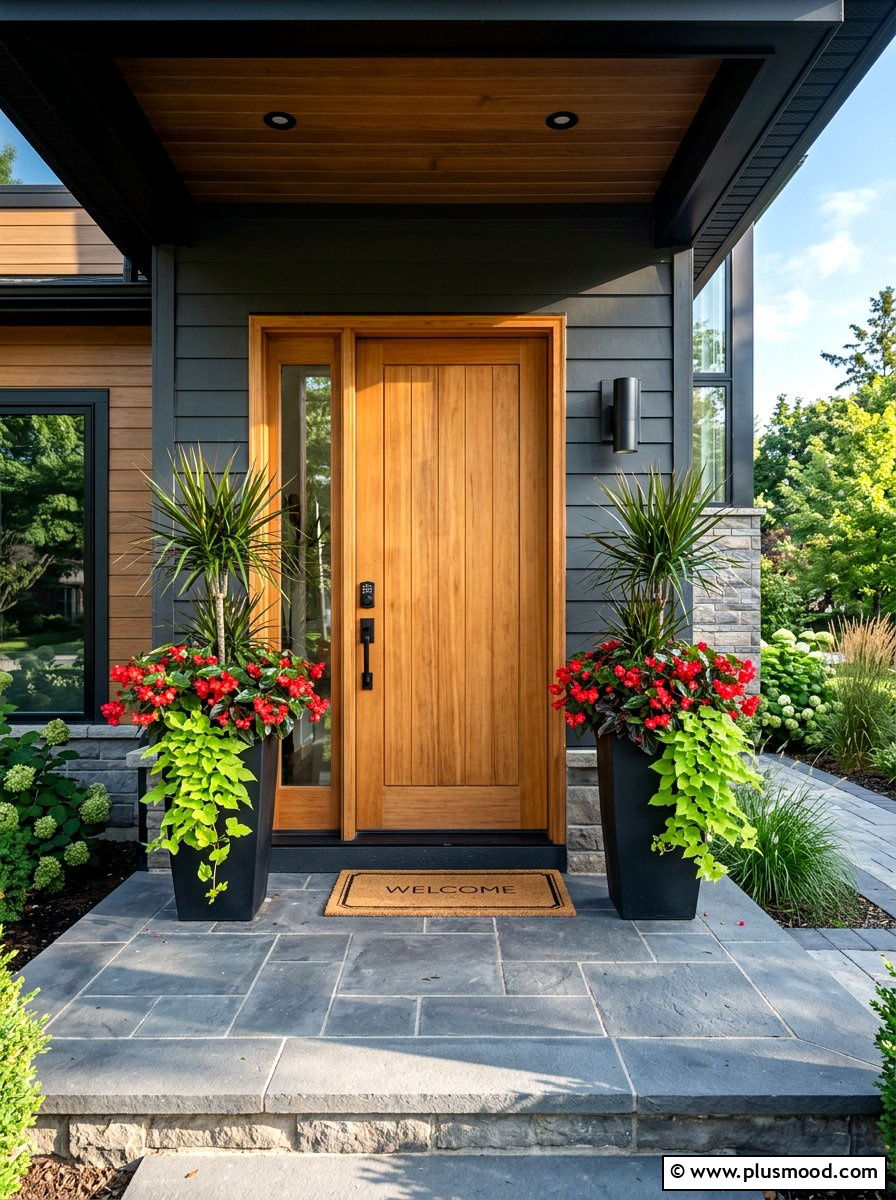 25 Summer Front Door Planter Ideas for a Lush Entryway