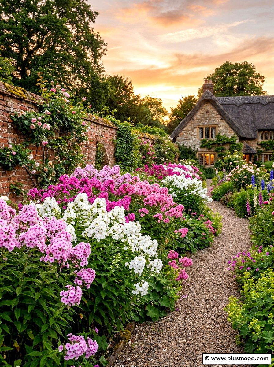 Tall Garden Phlox - 25 late summer flower garden ideas