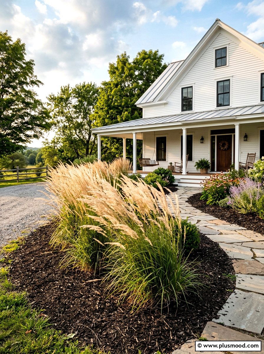 Tall Grass Landscaping - 25 summer farmhouse curb appeal ideas