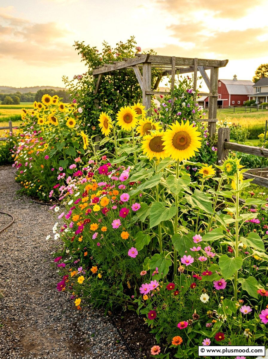 Tall Summer Flower Bed Border - 25 summer flower bed border ideas