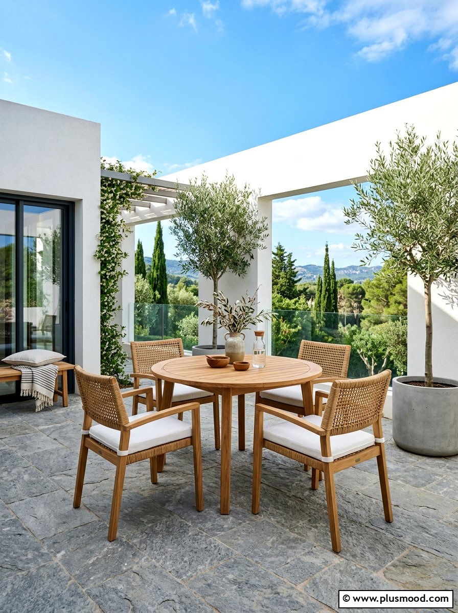 Teak And Wicker Patio Set - 25 summer patio ideas with wicker furniture