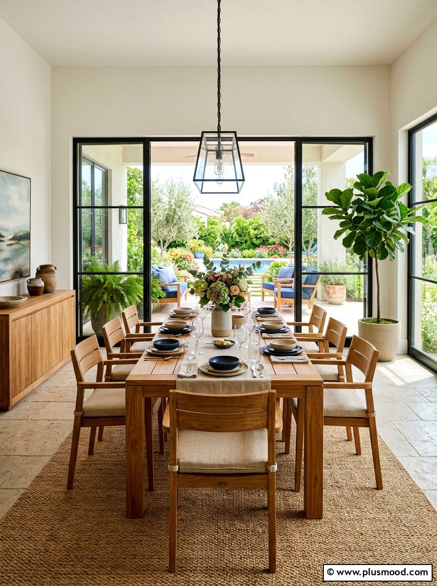 Teak Furniture Dining Room - 25 summer coastal dining room ideas