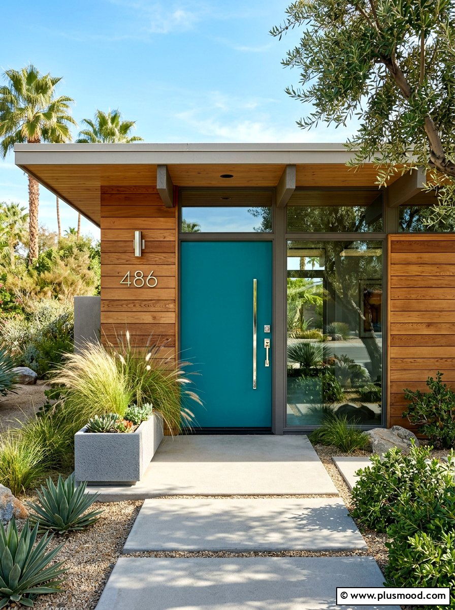 Teal Front Door - 25 summer front door color ideas
