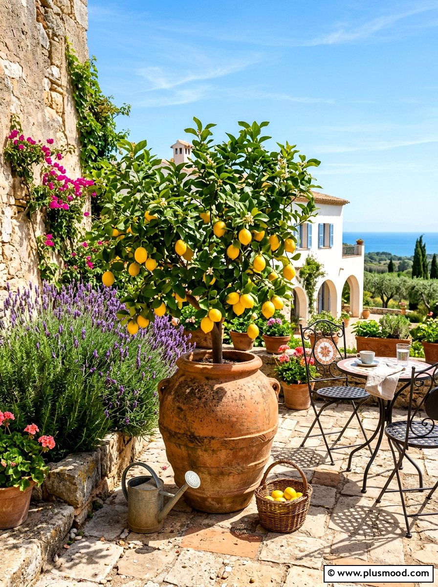 Terra Cotta Lemon Tree Pot - 25 summer lemon tree planter ideas