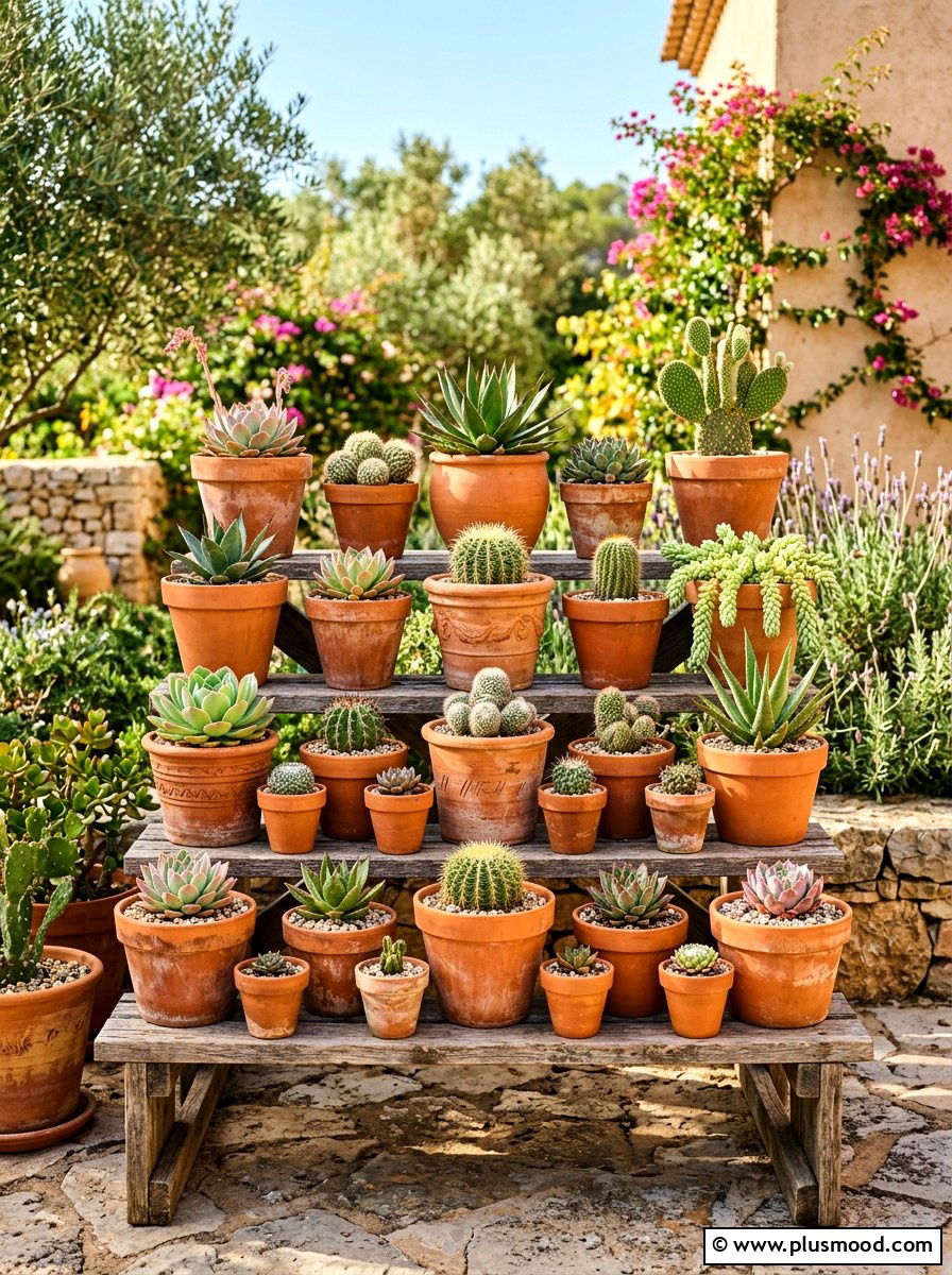 Terra Cotta Pots - 25 budget summer front porch decor ideas