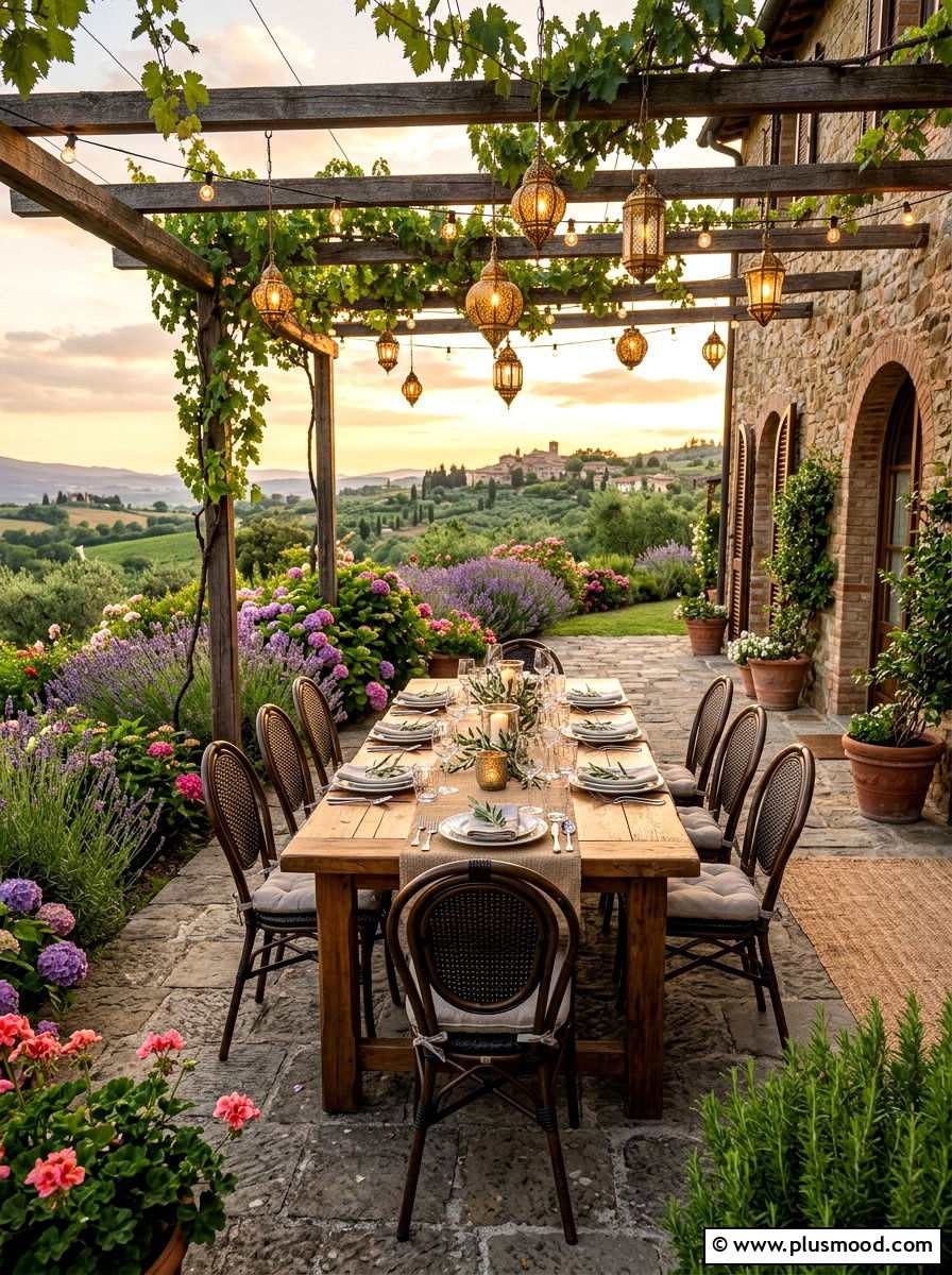 Terrace Dining Area - 25 summer home makeover ideas