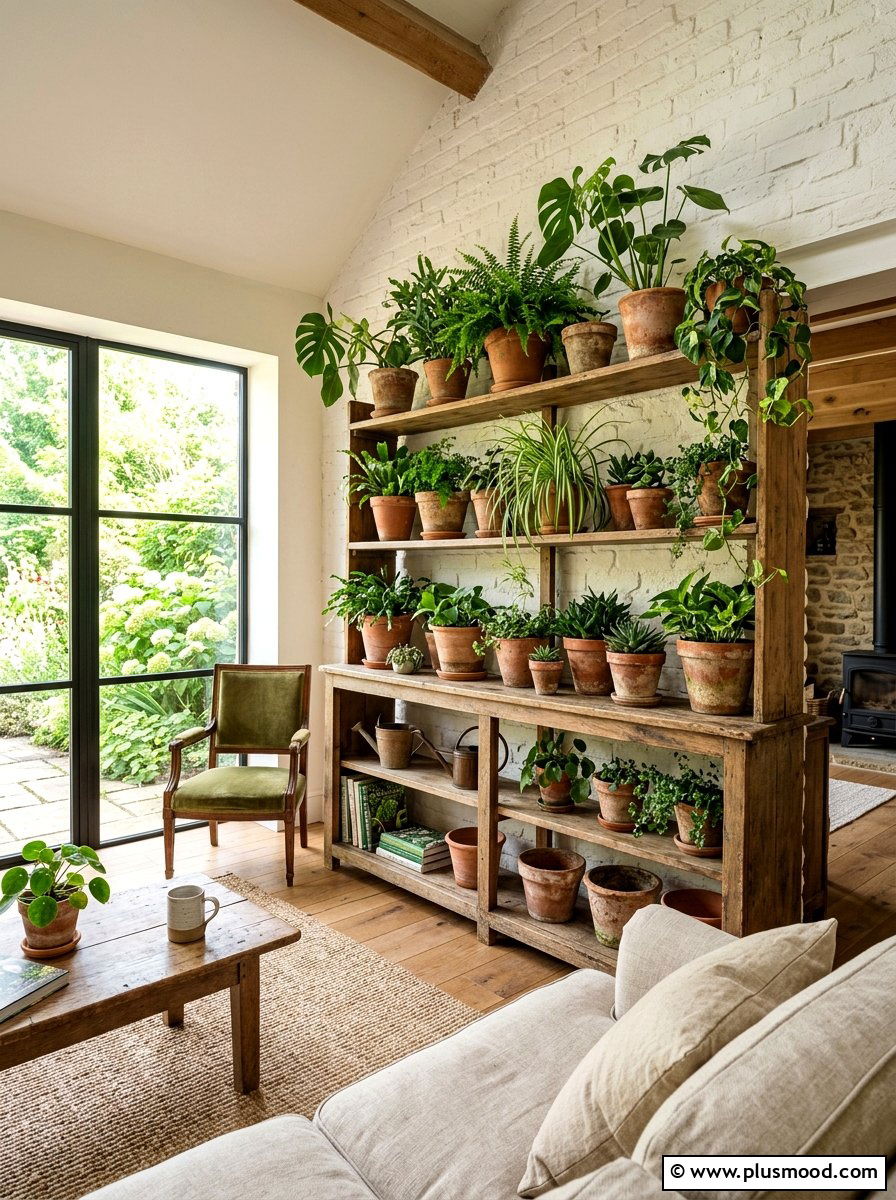 Terracotta Flower Pot - 25 late summer living room ideas