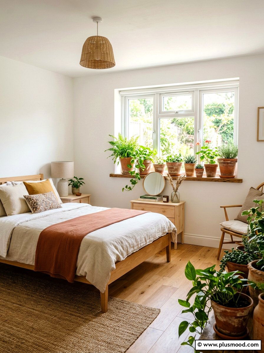 Terracotta Flower Pots - 25 summer bedroom ideas on a budget