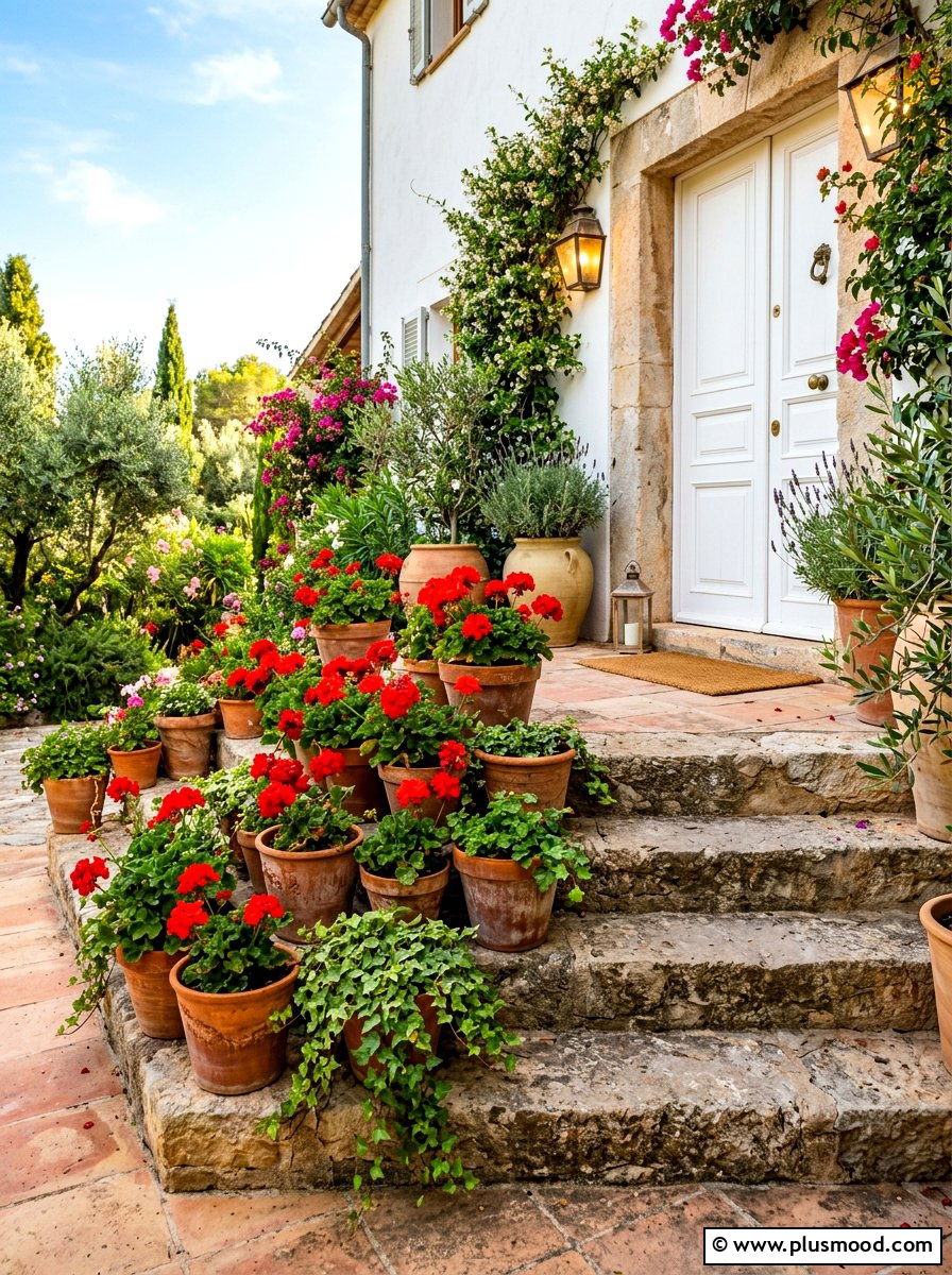 Terracotta Flower Pots - 25 easy summer home decor ideas
