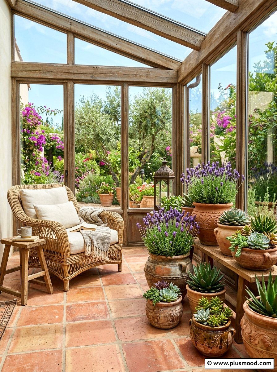 Terracotta Patio Pots - 25 warm weather transition decor ideas