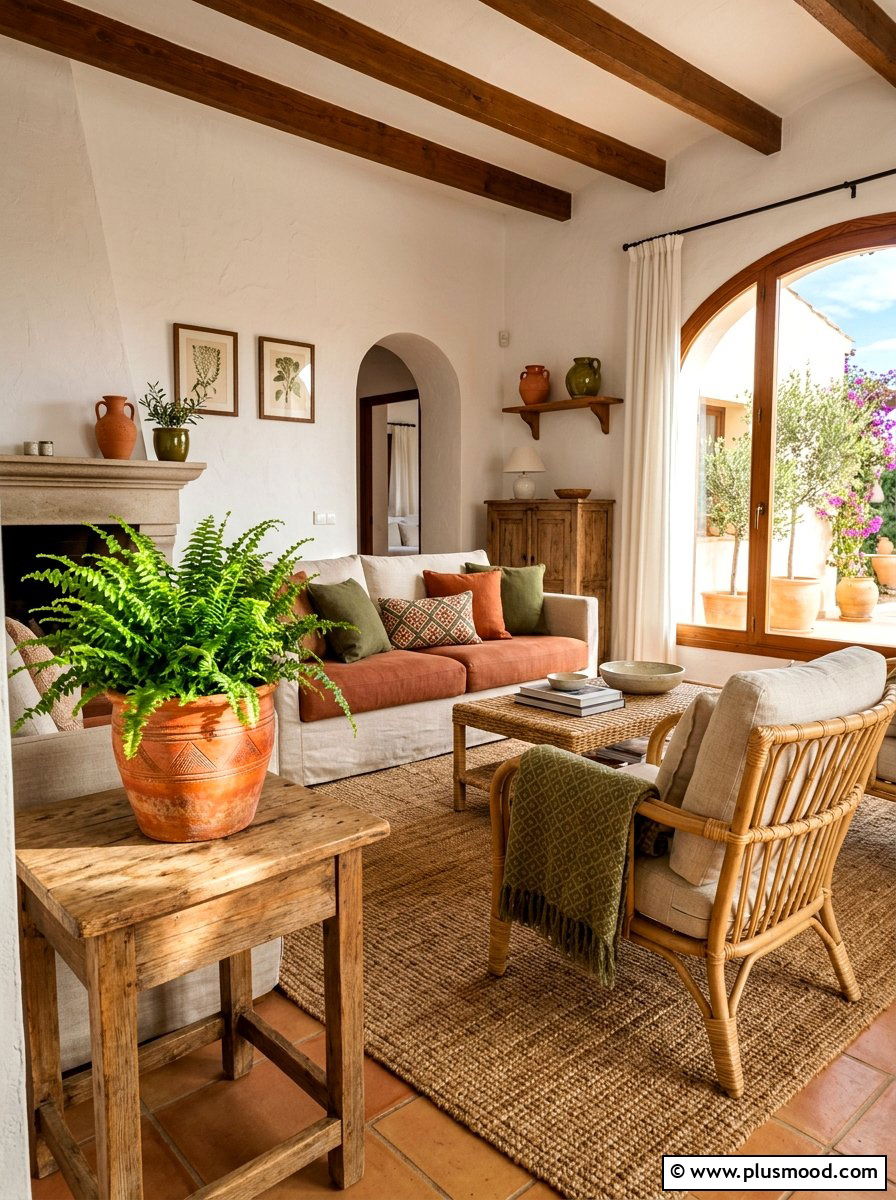 Terracotta Plant Pot - 25 summer end table decor ideas
