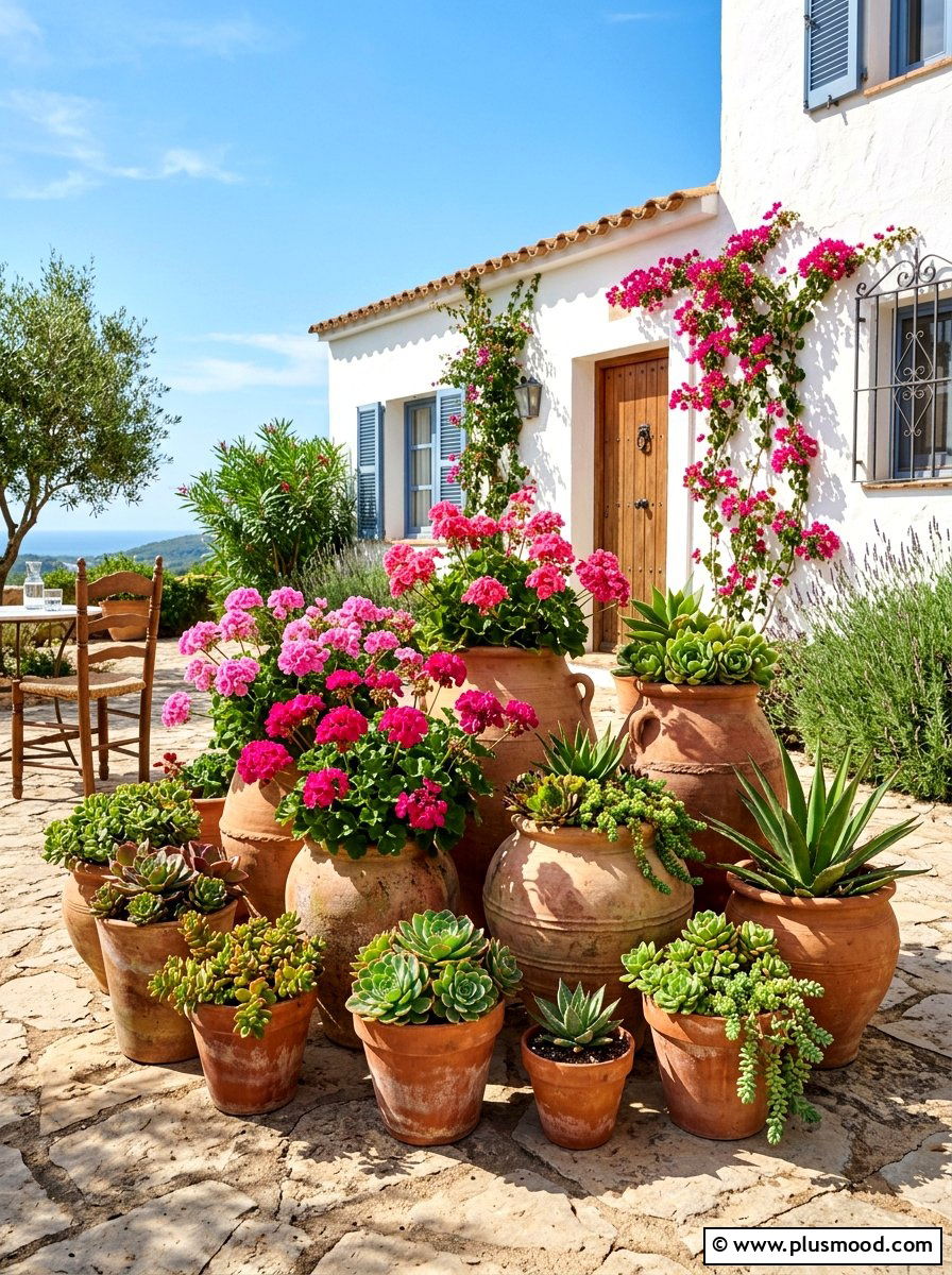 Terracotta Planter Decor - 25 simple summer home decor ideas
