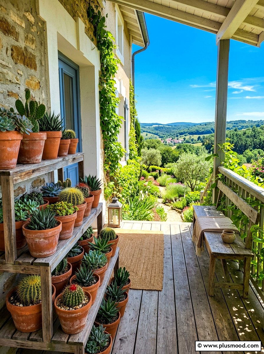 Terracotta Planter Layout - 25 summer boho decor ideas
