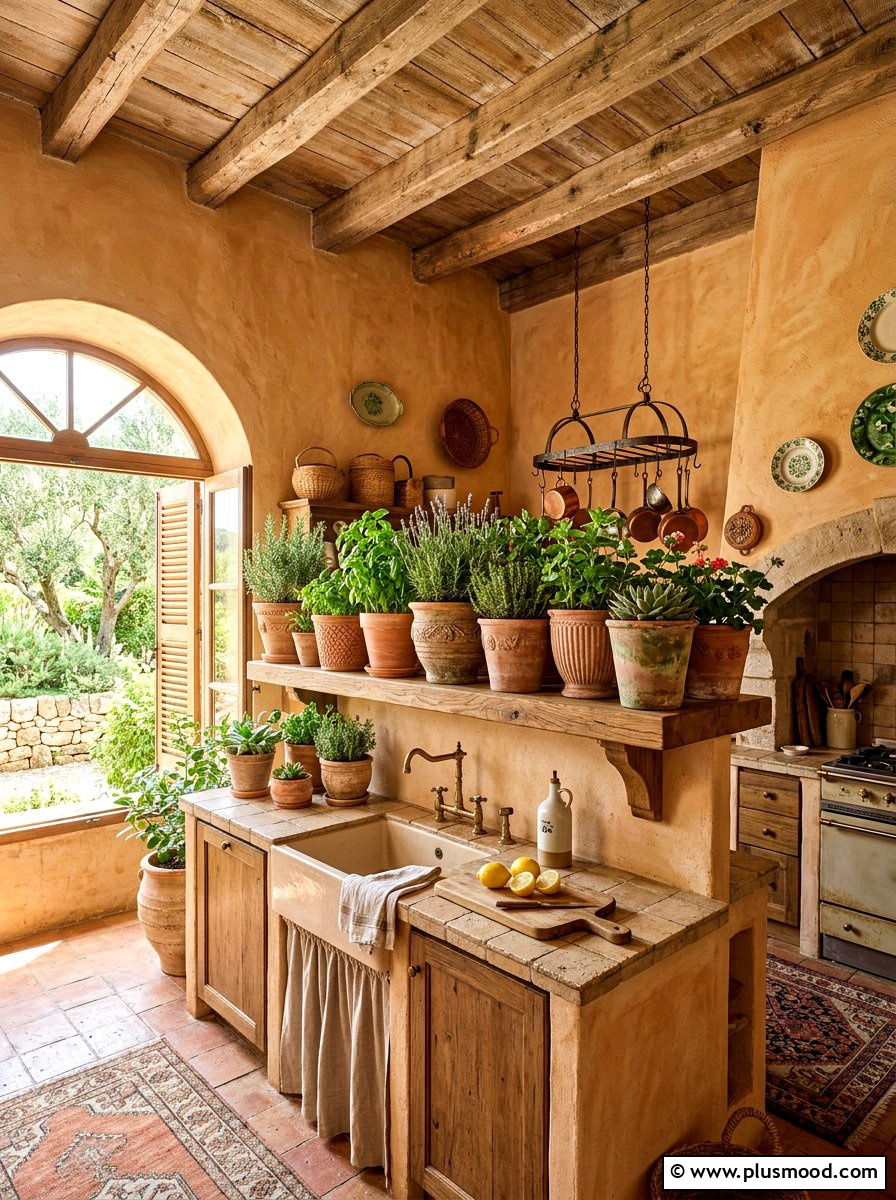 Terracotta Planters - 25 summer kitchen refresh ideas