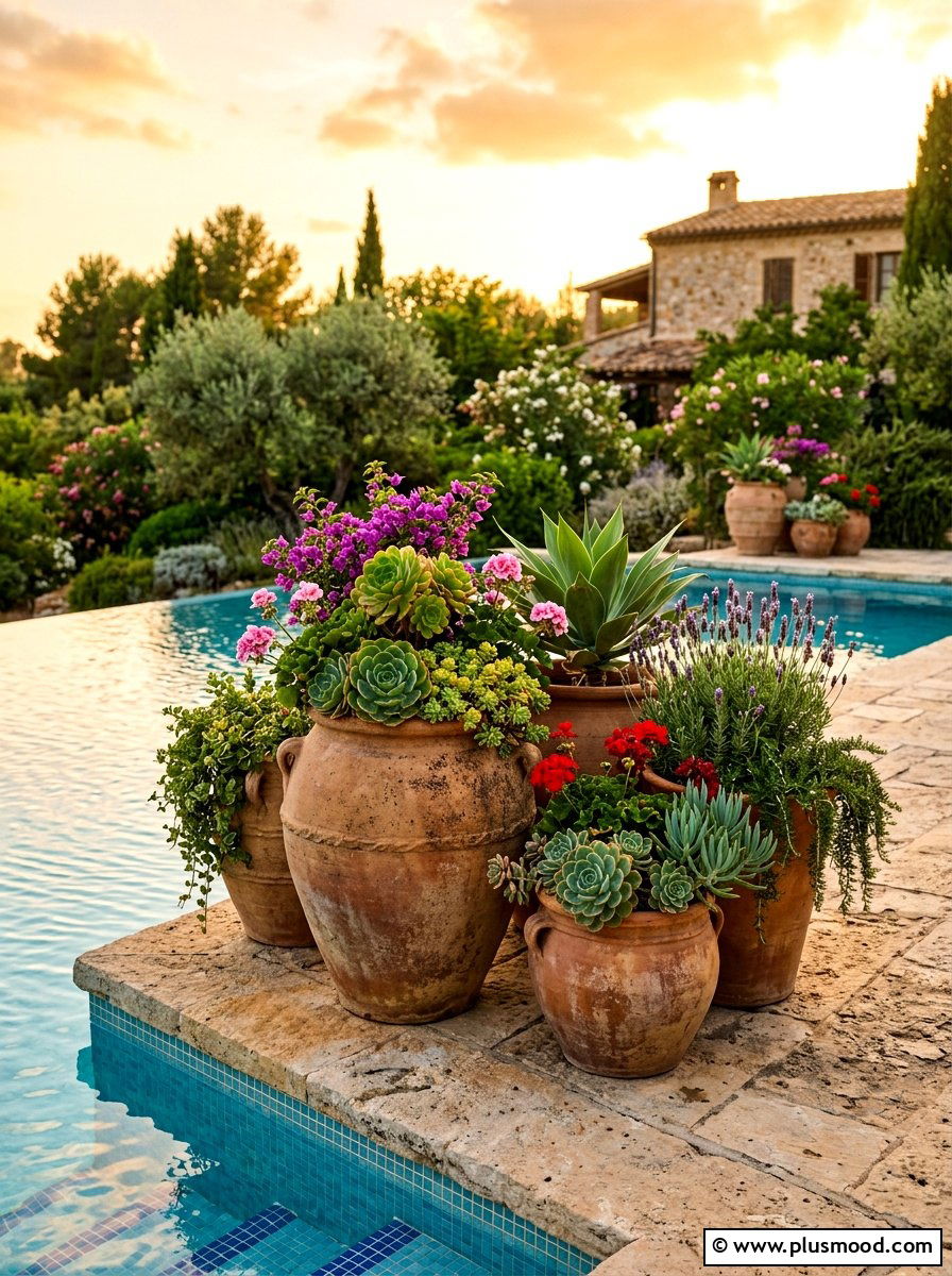 Terracotta Planters For Pool