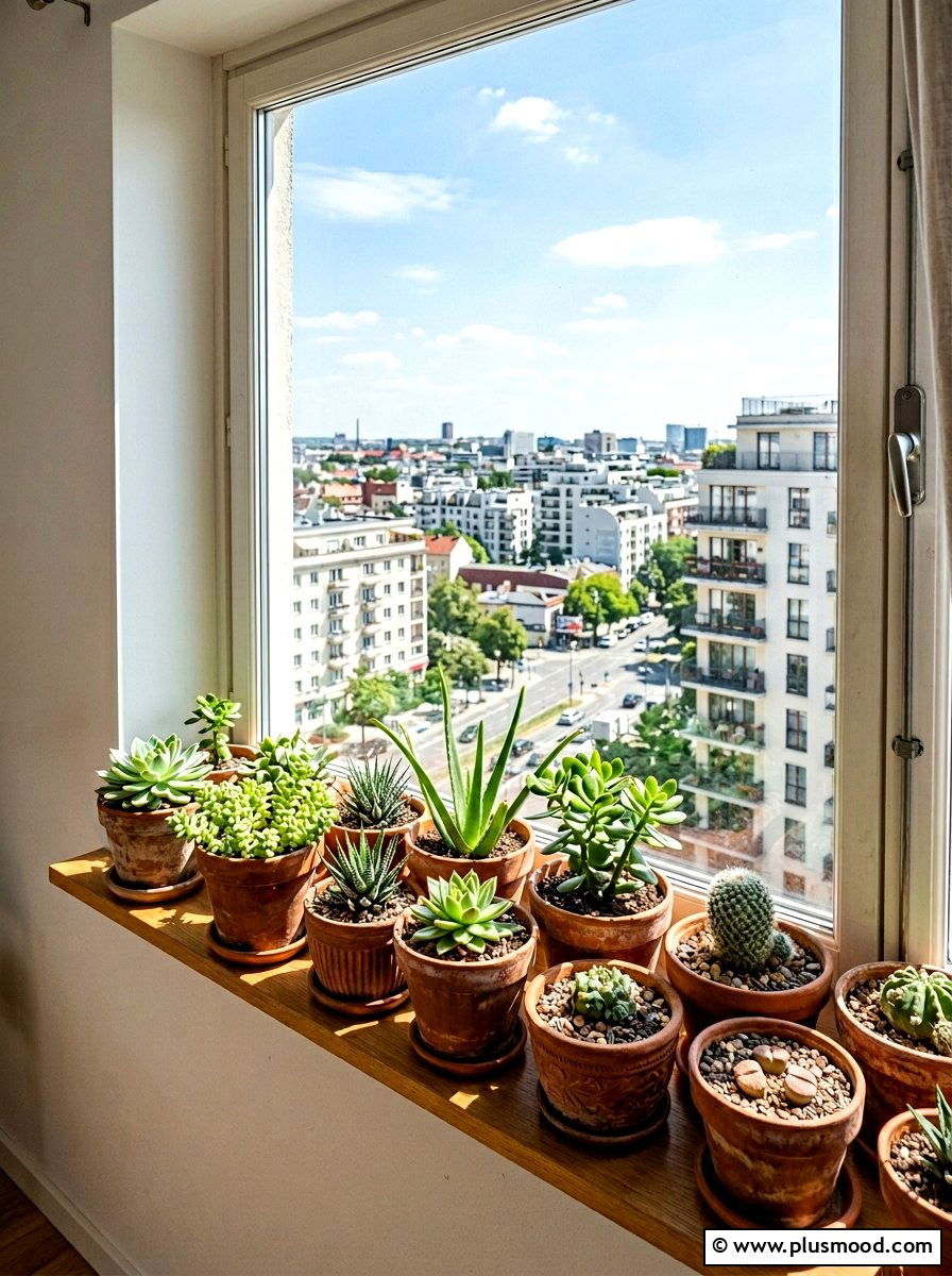 Terracotta Planters - 25 summer decor ideas for apartments