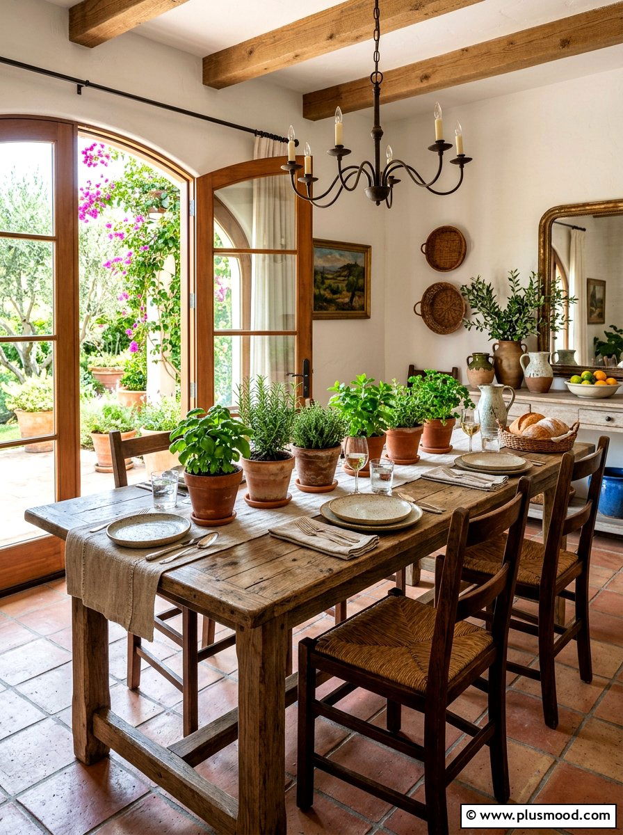 Terracotta Pots - 25 summer to fall table decor ideas