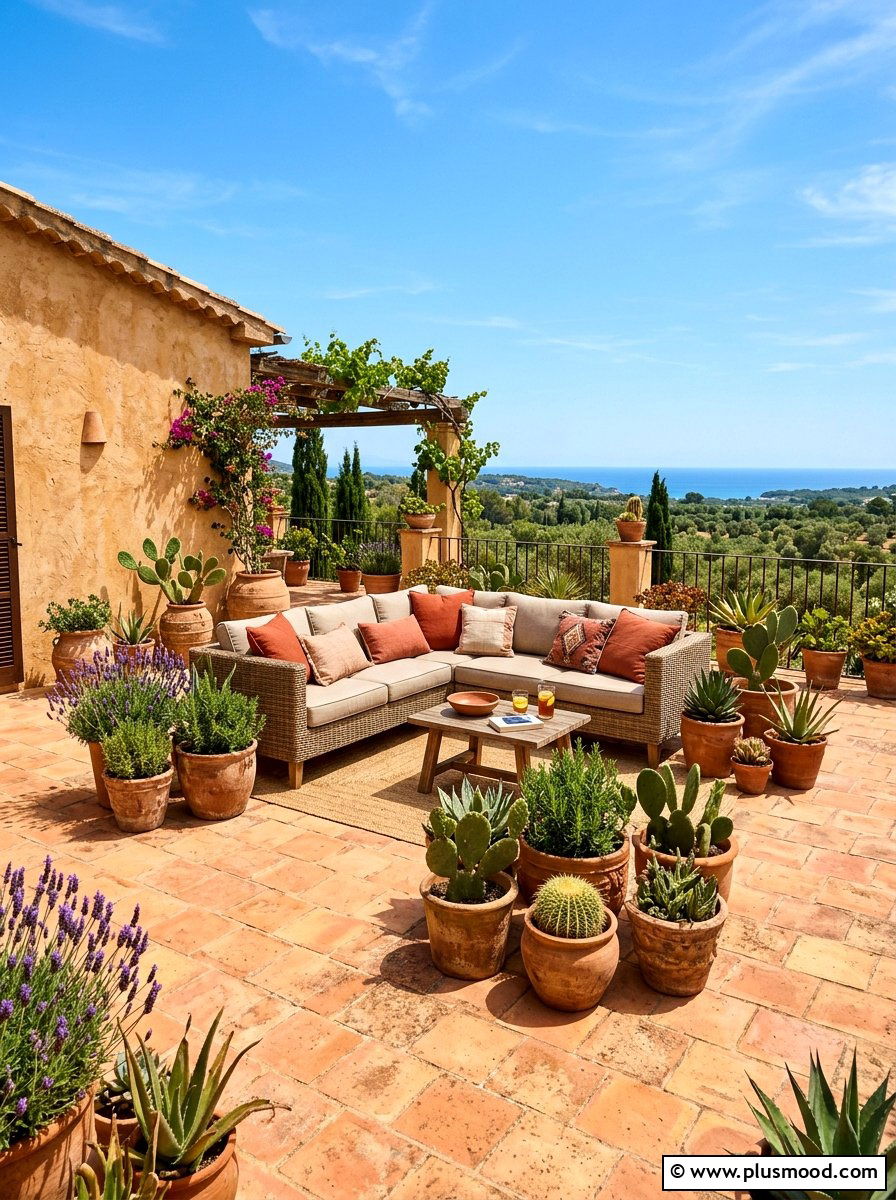 Terracotta Terrace Decor - 25 cute summer home decor ideas
