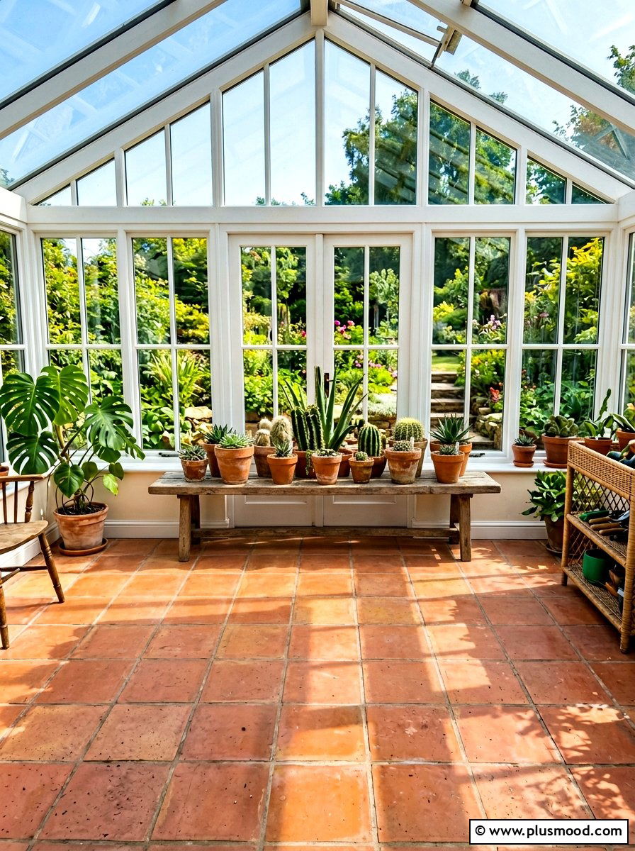 Terracotta planter display - 25 trending summer home decor ideas