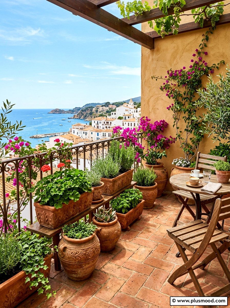 Terracotta planters - 25 summer decor ideas without clutter