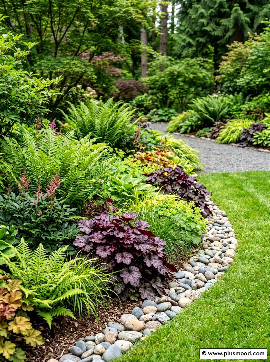 Textural Foliage Summer Flower Border - 25 summer flower bed border ideas
