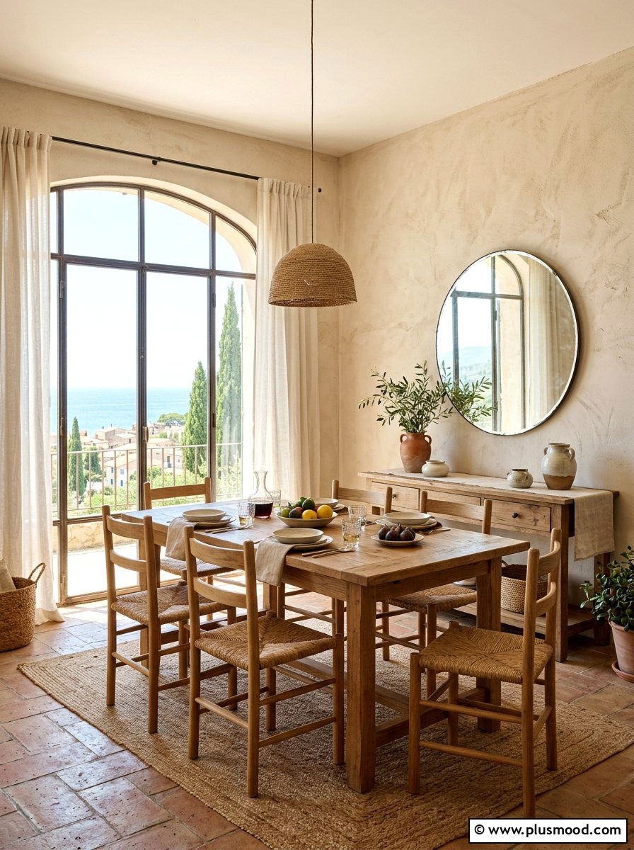 Textured Wall Finish - 25 summer dining room wall decor ideas