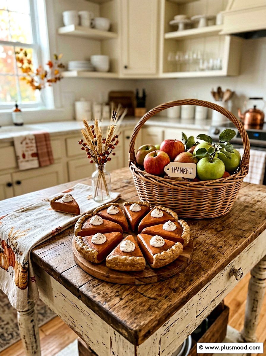 Thanksgiving pie rock - 25 painted rock ideas with holiday theme