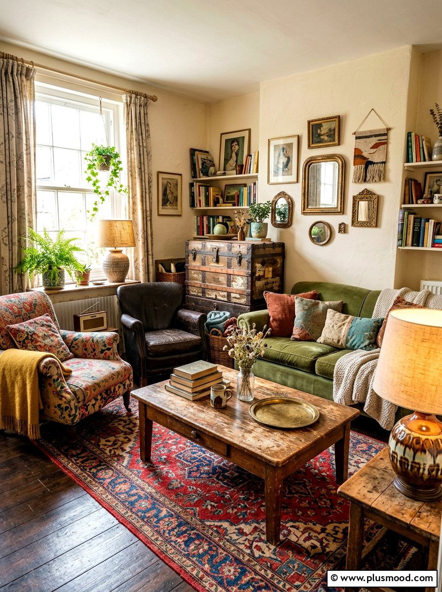 Thrifted Living Room - 25 fresh summer decorating ideas