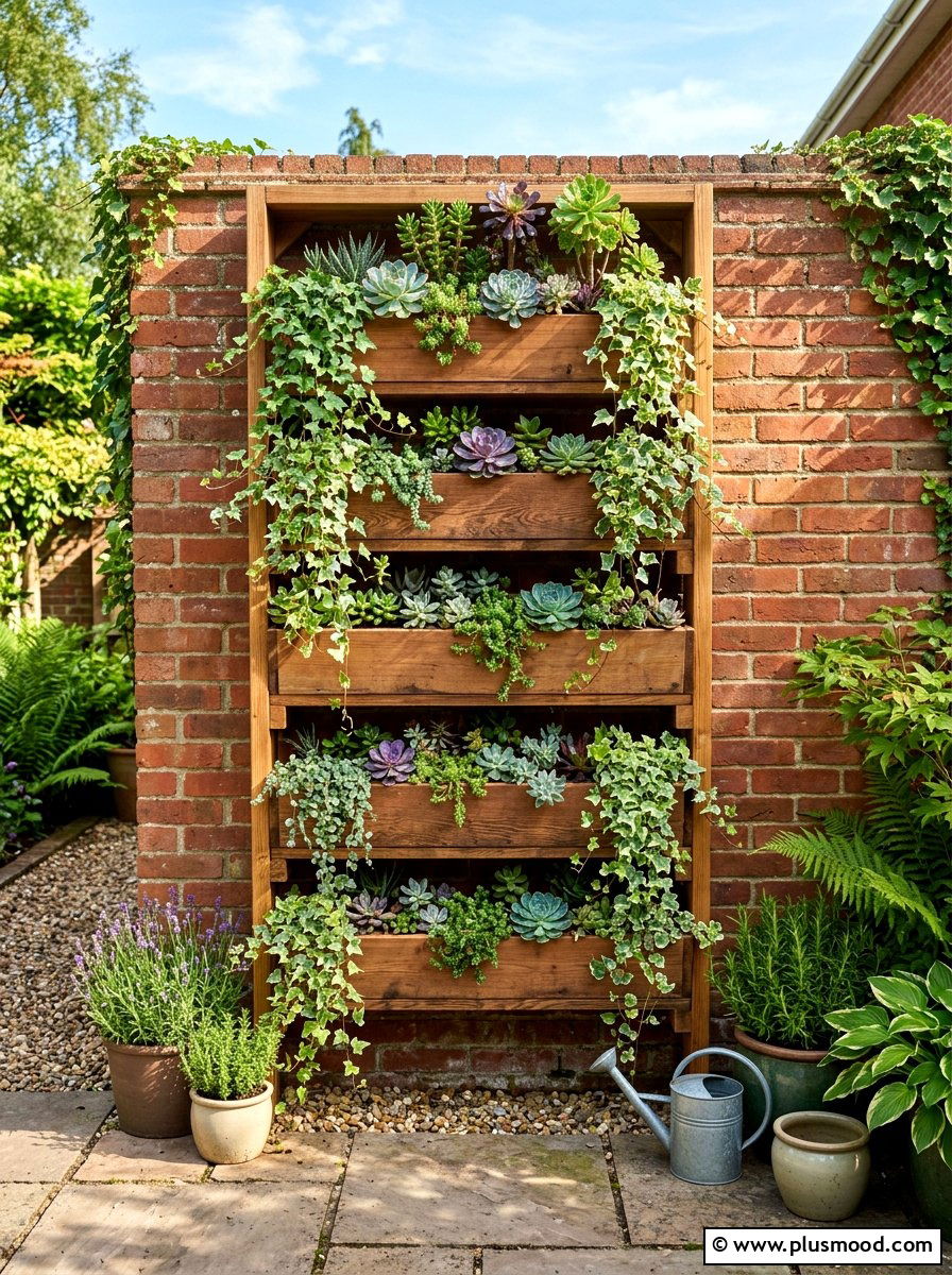 Tiered planter boxes - 25 small backyard ideas on a budget