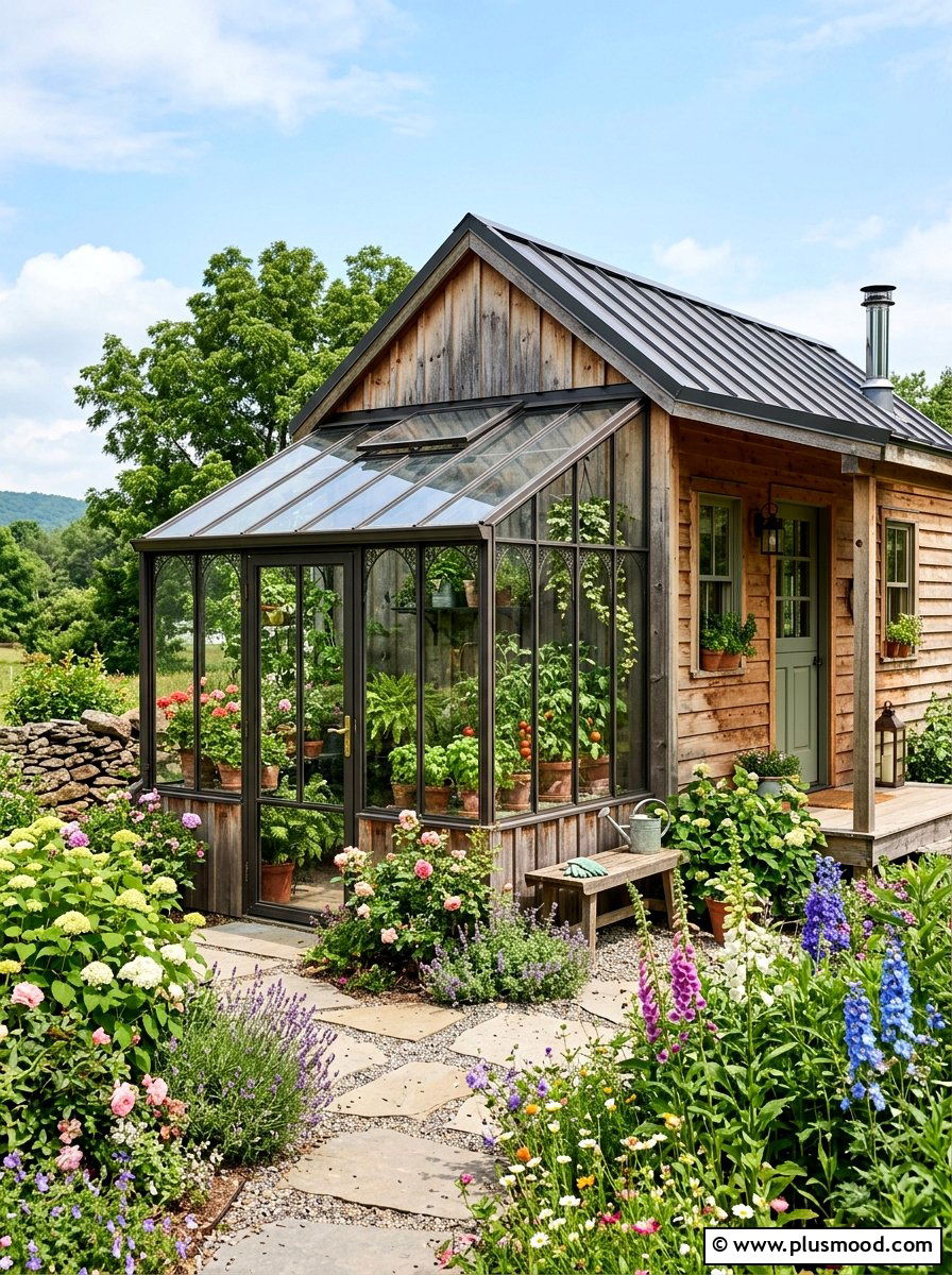 Tiny Greenhouse - 25 small backyard ideas for tiny homes