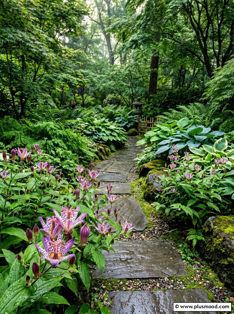 Toad Lily - 25 late summer flower garden ideas