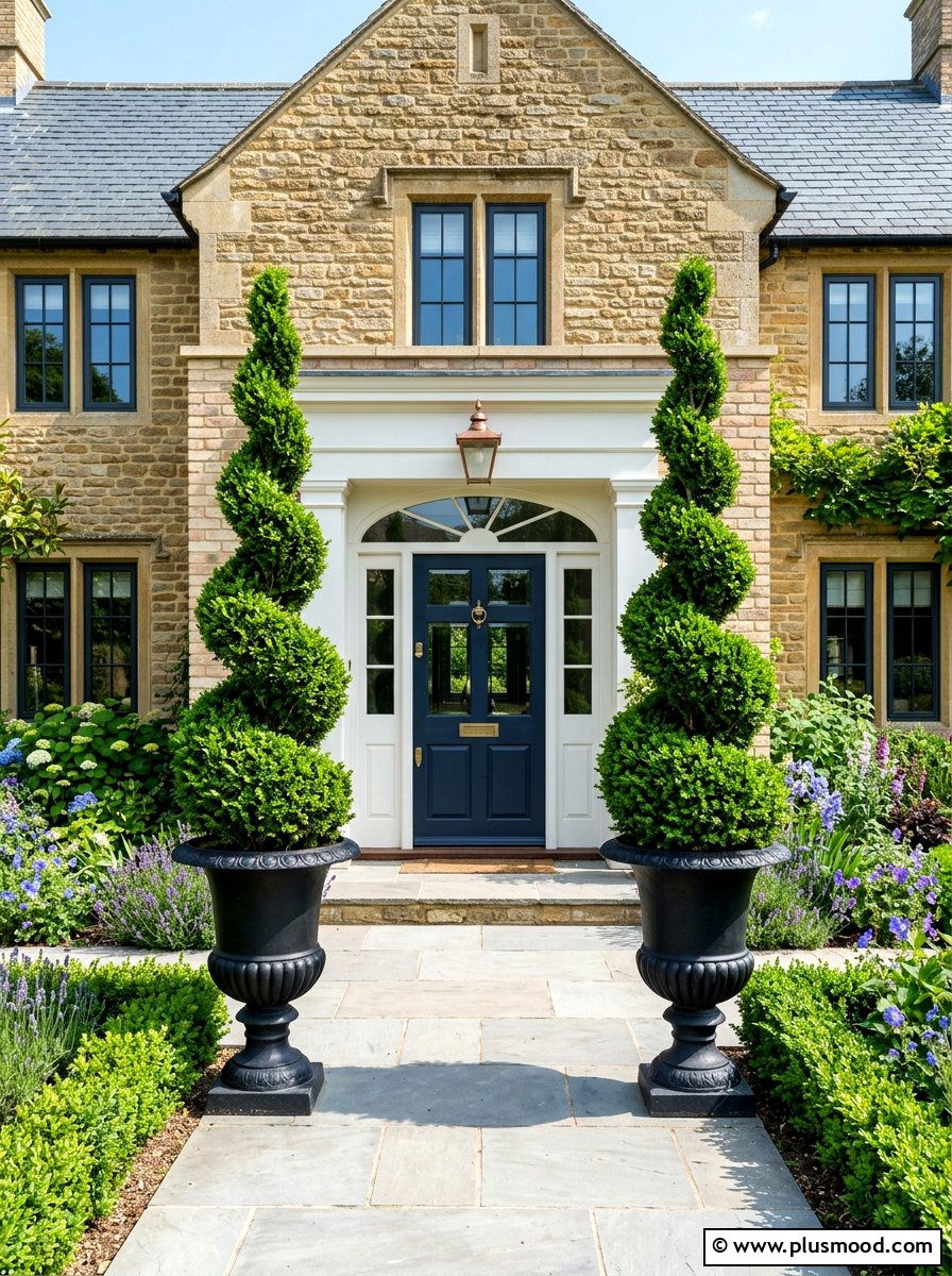 Topiary Trees - 25 end of summer curb appeal ideas