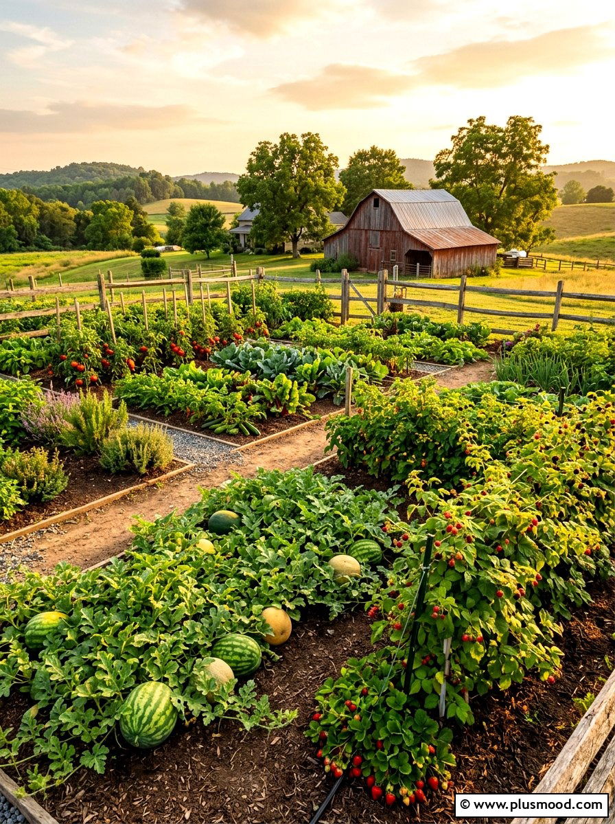 Traditional Farm Vegetable Garden - 25 summer vegetable garden ideas