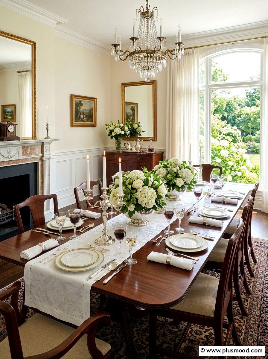 Traditional Formal Summer Dining - 25 late summer dining room ideas