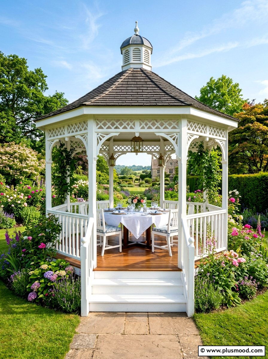 Traditional Gazebo Cabana - 25 summer cabana ideas
