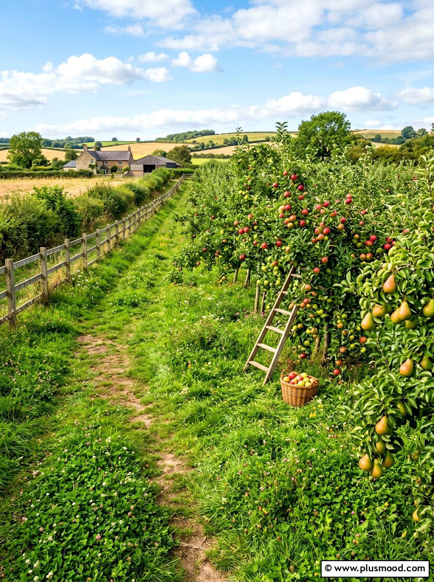 Traditional Orchard Fruit Garden - 25 summer farmhouse garden ideas