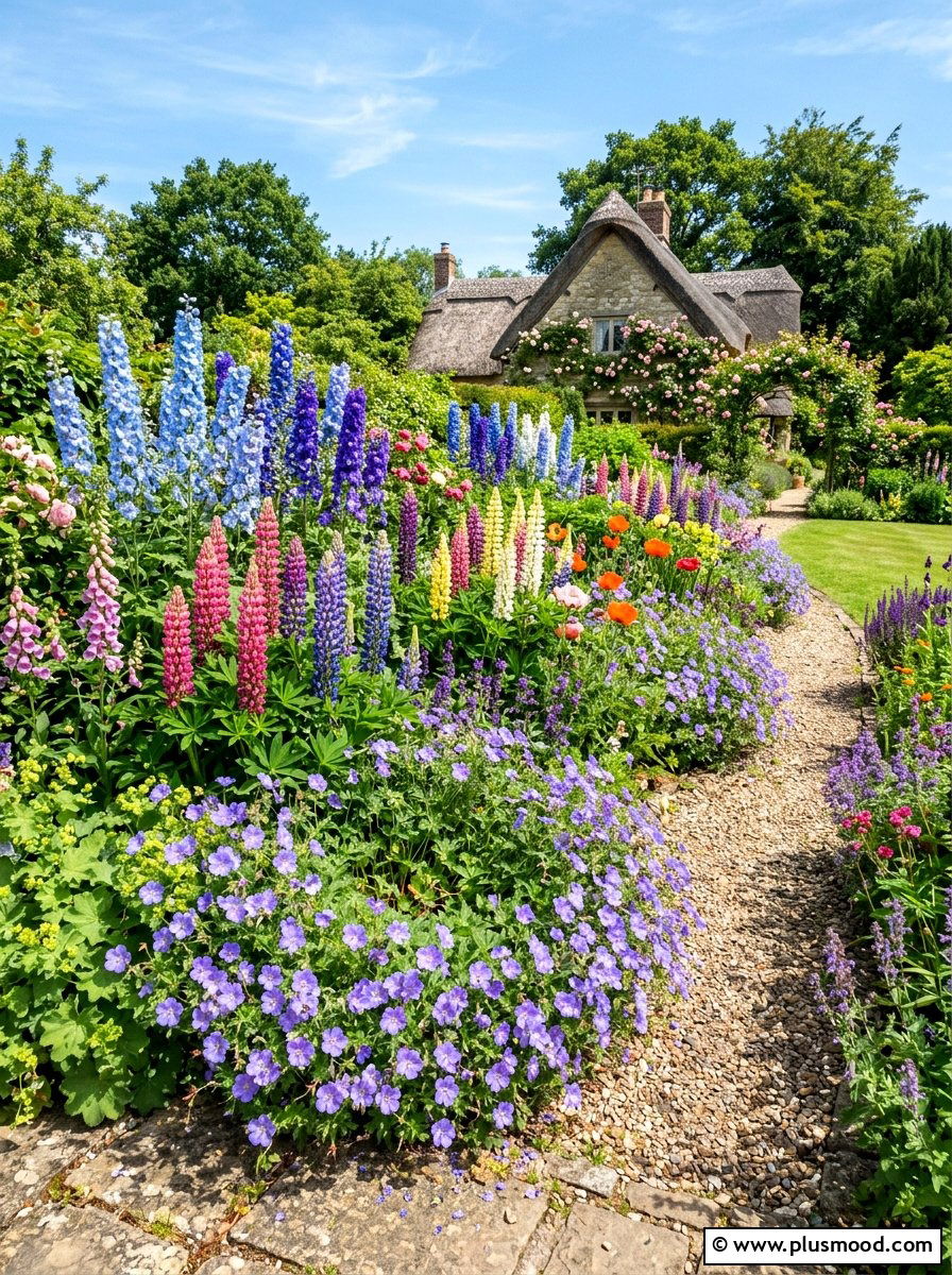 Traditional Perennial Border - 25 summer English garden ideas
