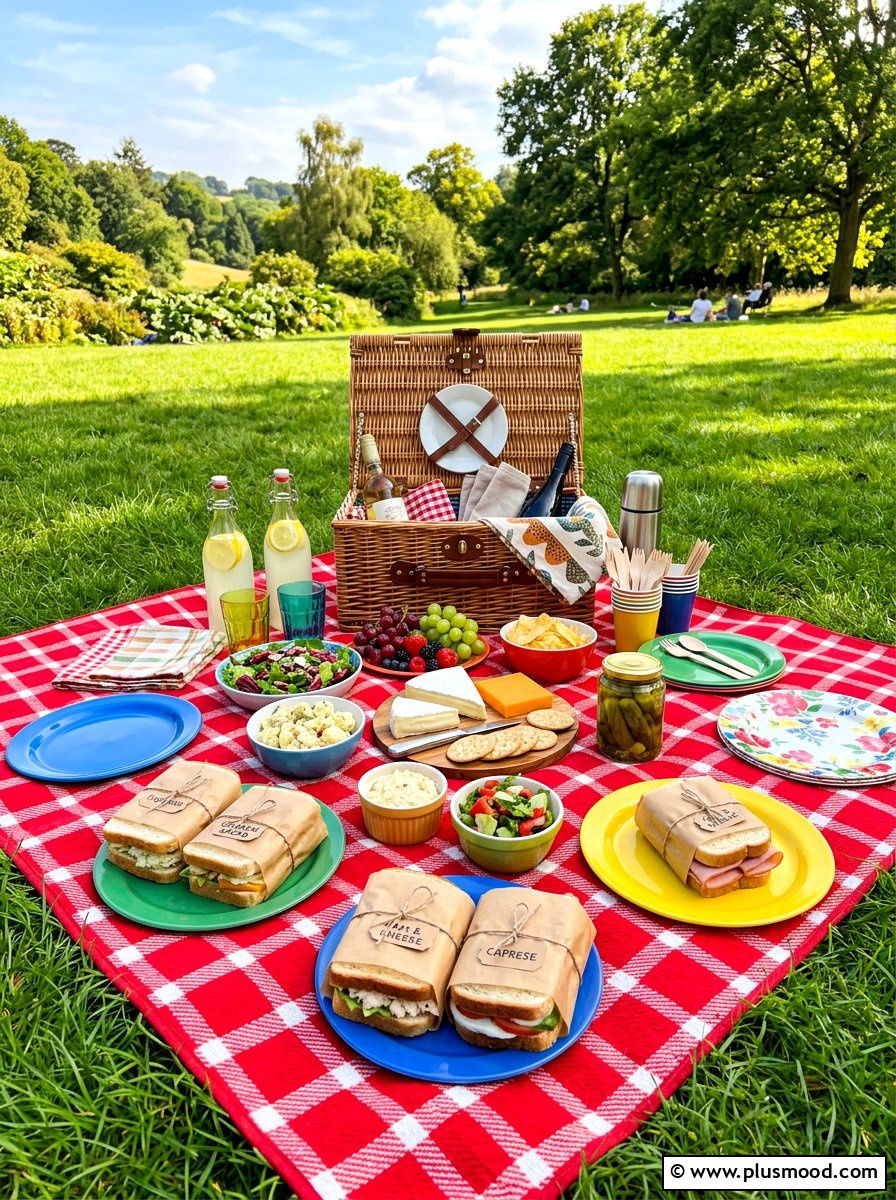 Traditional Picnic Spread - 25 summer outdoor buffet ideas