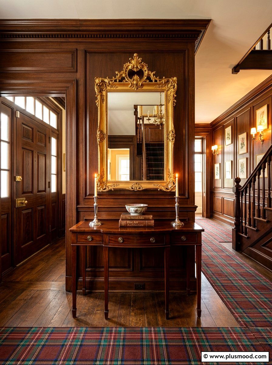 Traditional Wood Entryway - 25 summer to fall entryway ideas