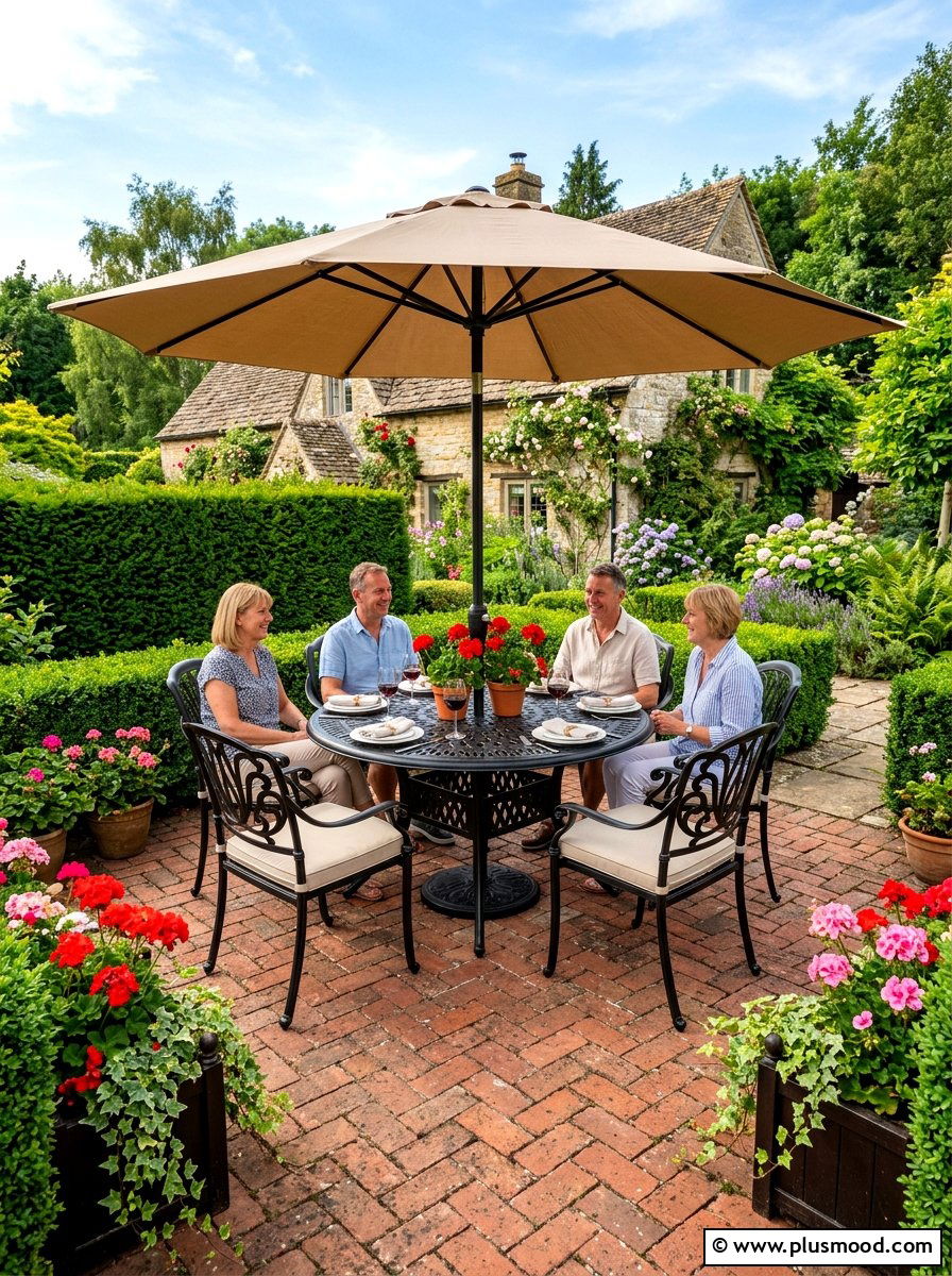 Traditional brick patio dining - 25 summer patio dining ideas