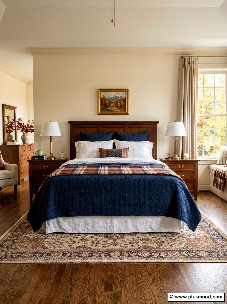 Traditional fall master bedroom - 25 summer to fall transition decor ideas