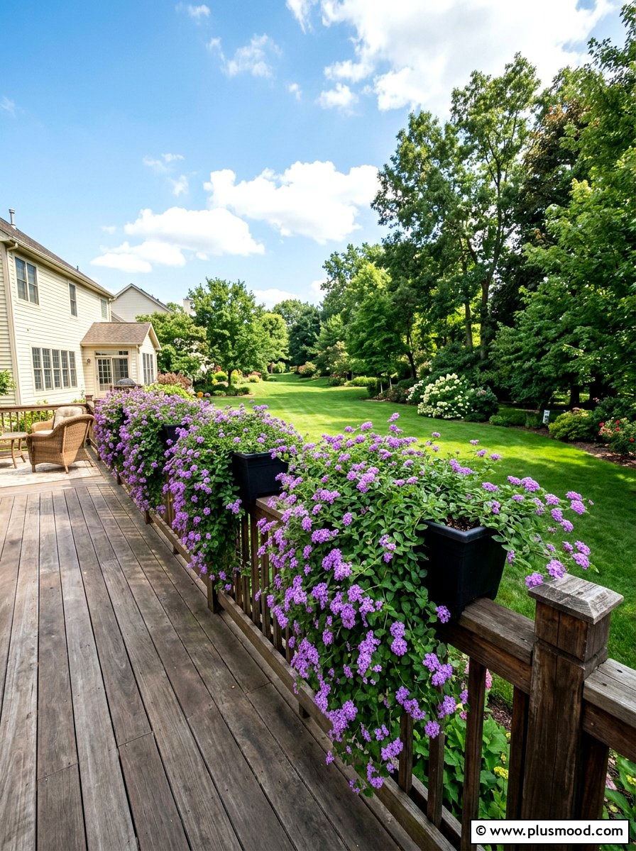 Trailing Lantana For Porch Railing - 25 summer planters with lantana ideas