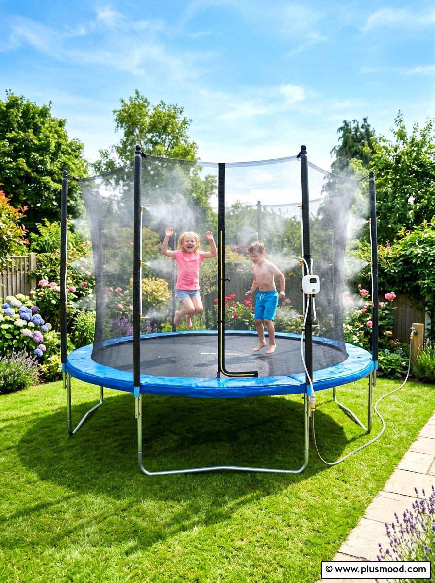 Trampoline Misting Kit - 25 summer misting patio ideas