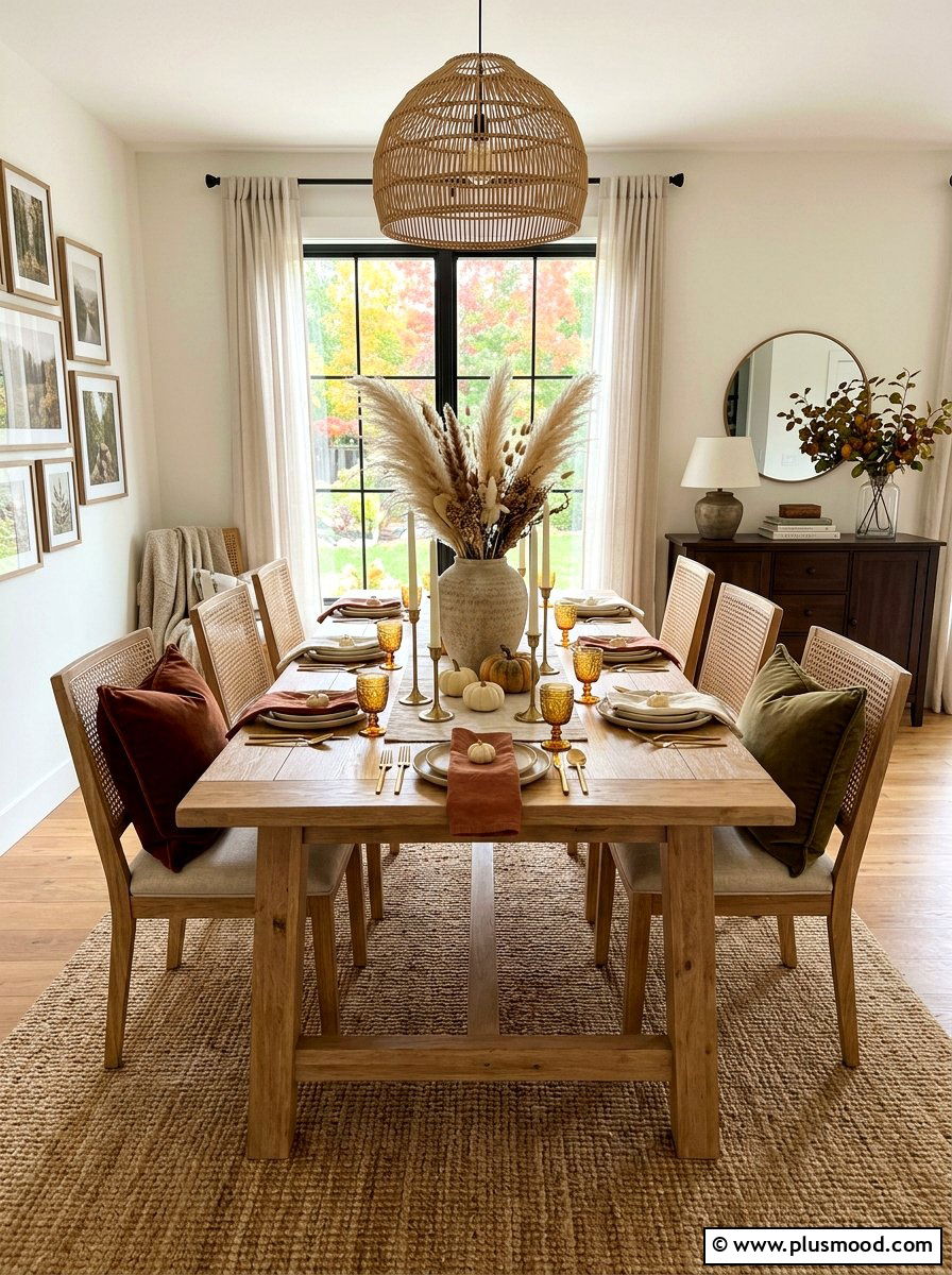 Transitional Summer To Fall Dining - 25 late summer dining room ideas