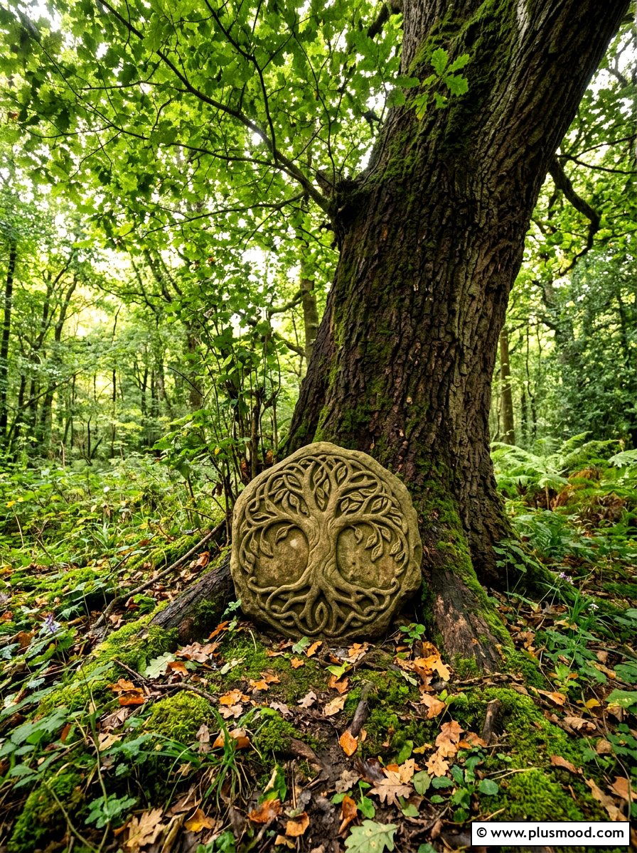 Tree Of Life Stone - 25 painted rock ideas for mindfulness