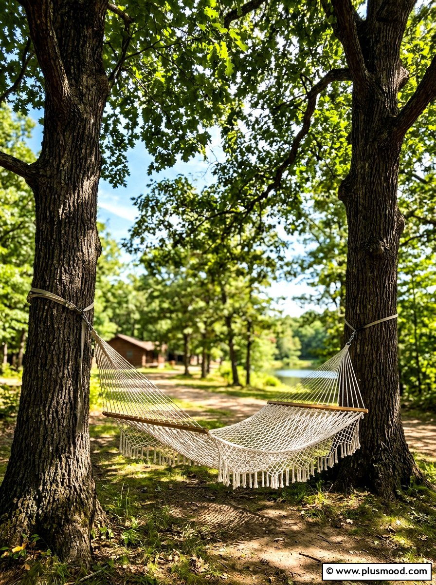 Tree Rope Hammock - 25 summer backyard hammock ideas