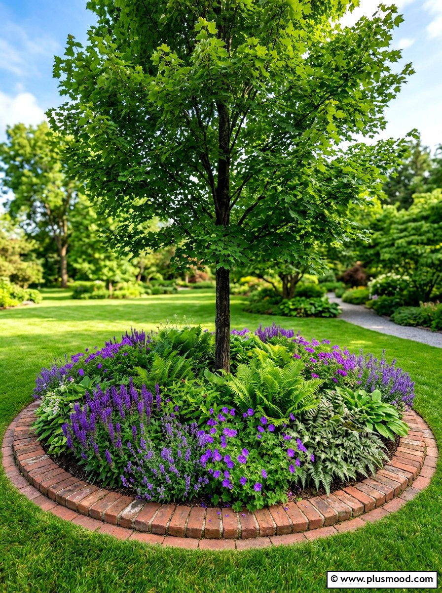 Tree ring landscaping - 25 summer cheap curb appeal ideas for summer
