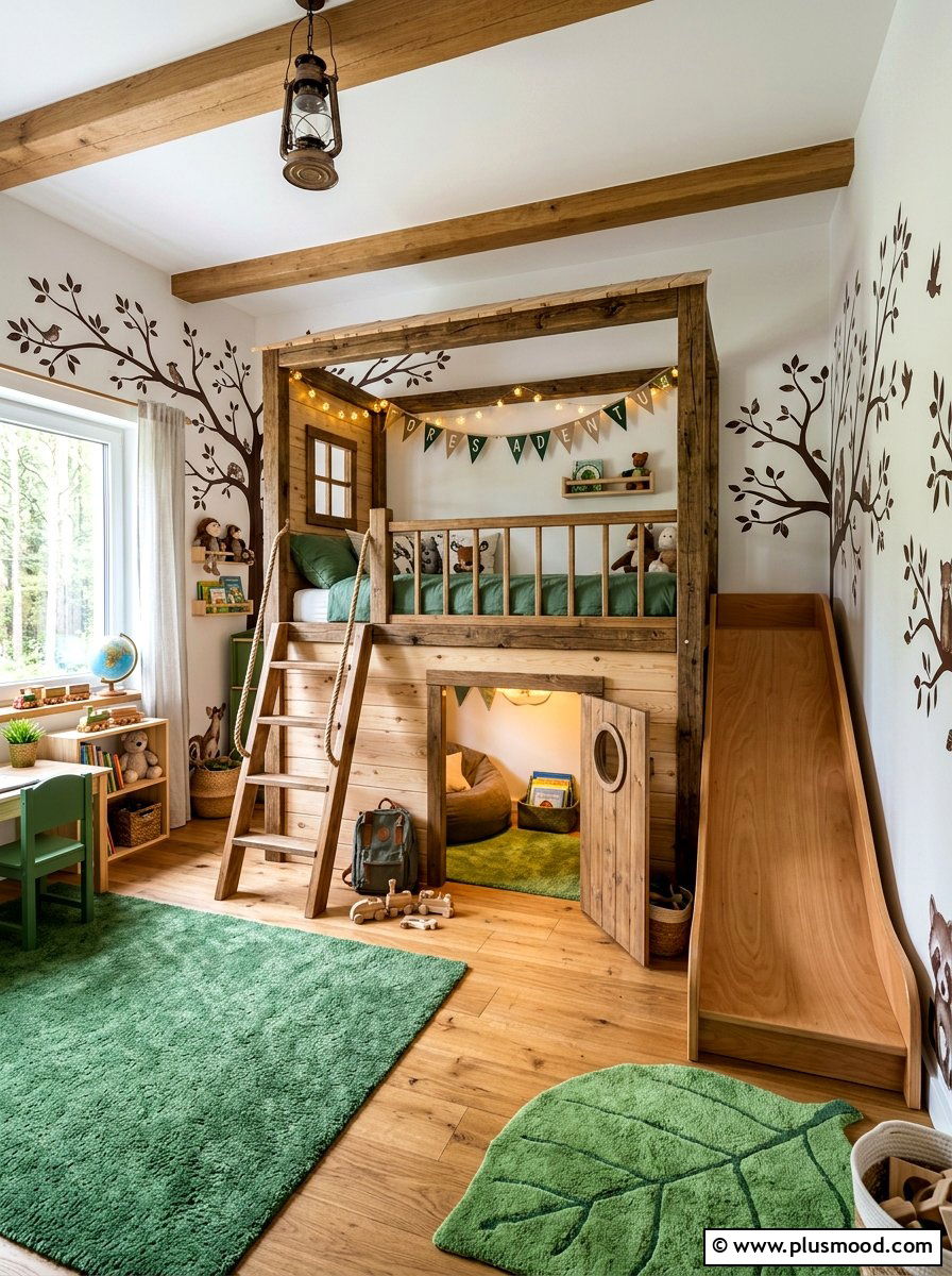 Treehouse Boys Bedroom - 25 summer boys bedroom ideas